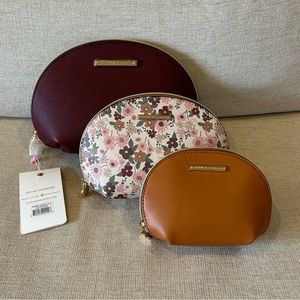 Poppy & Peonies Cosmetic Bag Trio